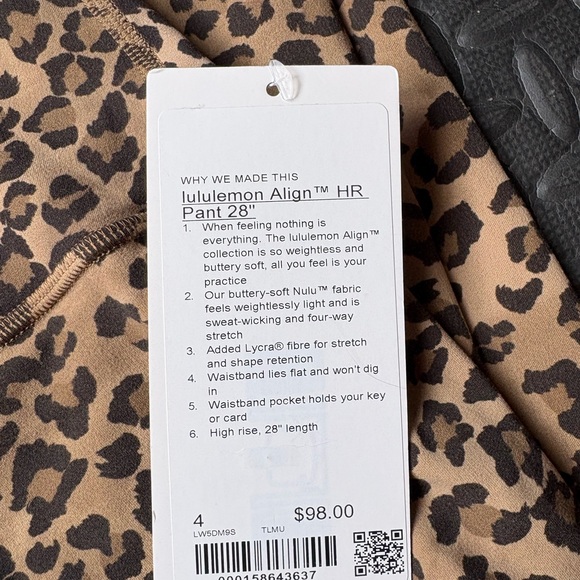 🐆Lululemon Align HR Pant 28’ NWT - Picture 4 of 6